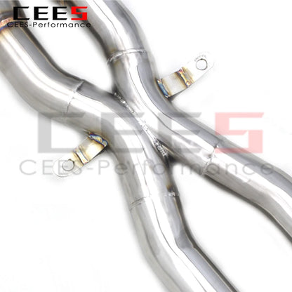 CEES Race version Equal length Mid pipe For BMW M3 E90/E92/E93 V8 4.0L 2008-2013 Exhaust Pipe Stainless Steel