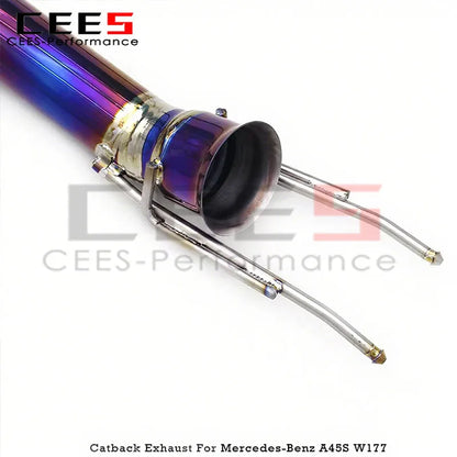 Mercedes-Benz A45/A45 S AMG W177 2.0T Titanium Valvetronic Exhaust System