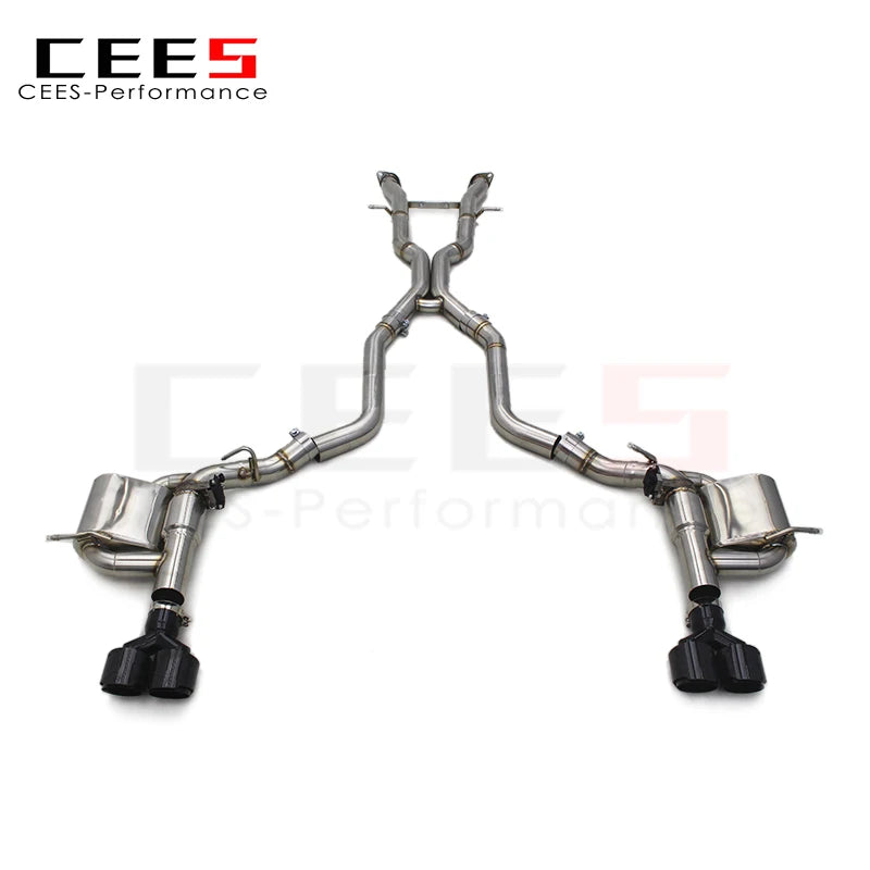 CEES Valved Catback Exhaust System For JEEP Grand Cherokee 3.0/3.6 2007-2023 304  Muffler Escape Car Exhaust Pipes