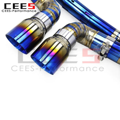 cees Catback Exhaust Pipes for PORSCHE CAYMAN 981 GTS 3.8L 2013-2015 Performance Titanium Escape Car Exhaust Pipe Muffler System