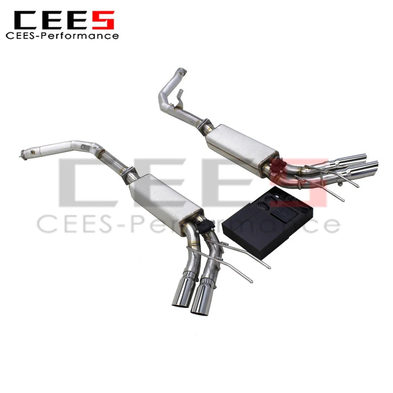 cees Valvetronic Catback Exhaust pipe for Mercedes-Benz G63 AMG W463 2013-2019 Exhaust System G63 Exhaust Downpipe