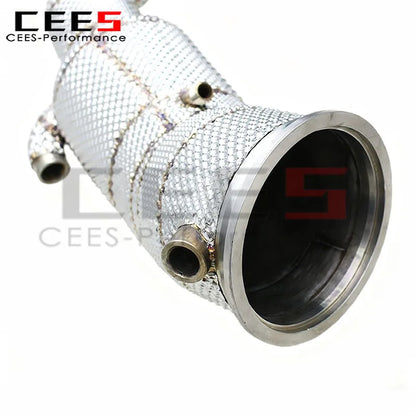 Ferrari Purosangue FUV V12 6.5L Stainless Steel Heat shield Downpipe Exhaust System