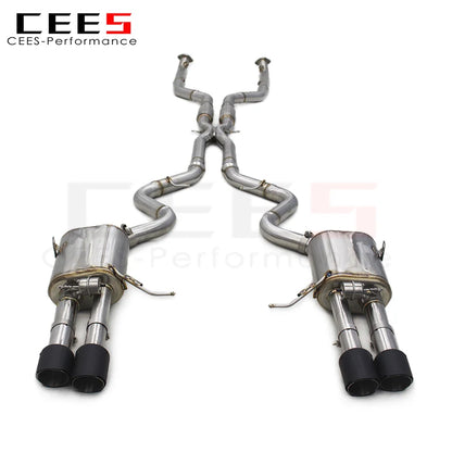 CEES Catback Exhaust System Escape Stainless Steel Exhaust Pipe For BMW M3 E90/E92/E93 4.0L 2008-2013 Exhaust Pipe Muffler