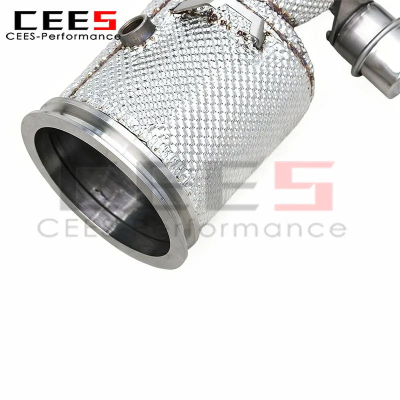 Porsche 911 991/991.1 GT2 RS 3.6 2010-2016 Stainless Steel Heat Shield Downpipe OEM Valve Exhaust System