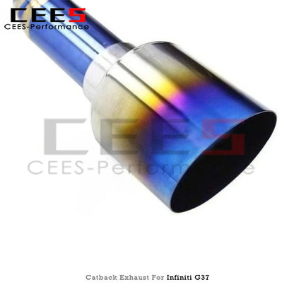 cees Catback Muffler for Infiniti G37 3.7L 2010-2021 Performance Titanium Valvetronic Exhaust System with Valve Controller
