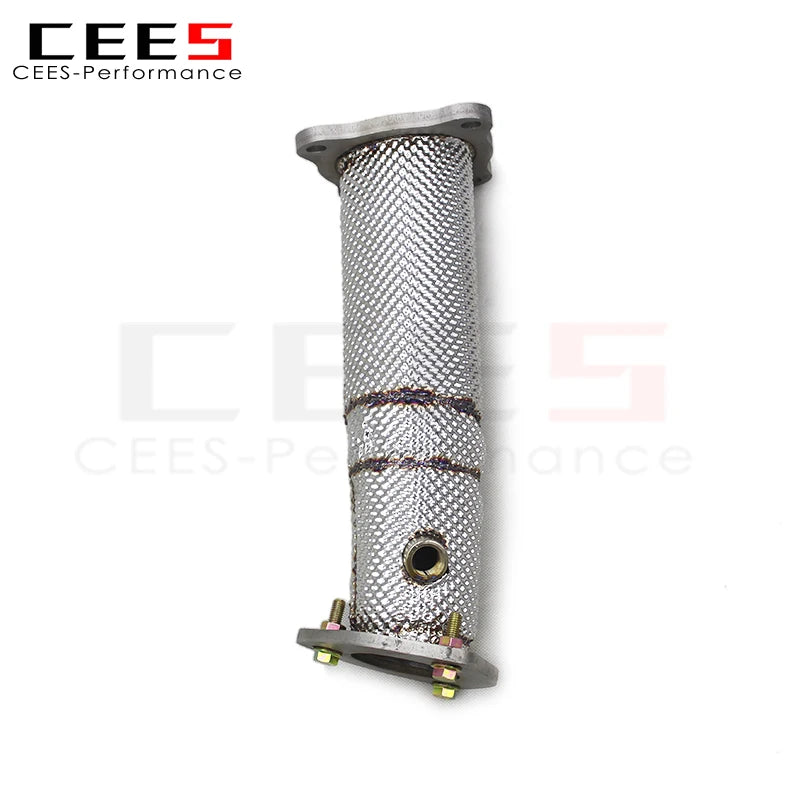 Audi Q5 2.0T 2018-2020 Stainless Steel Heat Shield Downpipe Exhaust System