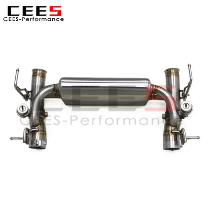 CEES Stainless Steel Catback Exhaust Pipes for Ferrari 488 3.9T V8 2015-2019 Car Exhaust System Exhaust Pipe Escape