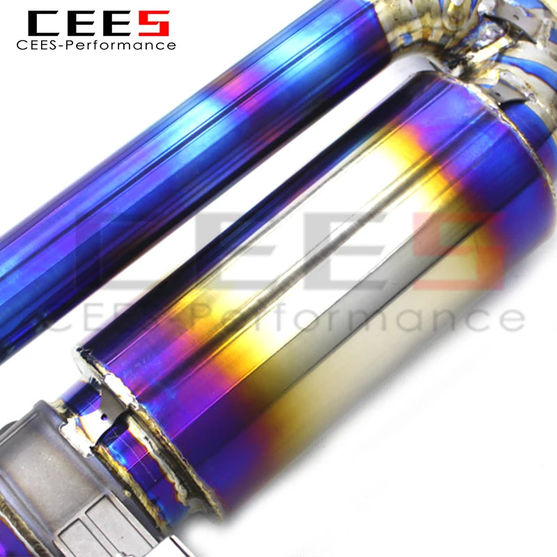 Escape Catback Exhaust For Audi RS3/TTRS 2.5T 2017-2023 Titanium Exhaust Pipe Muffler Car Exhaust System