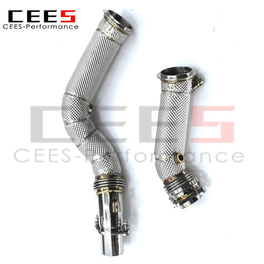 CEES M2 Competition High Quality Exhaust Downpipe Stainless Steel Catless downpipe without catalyst For BMW M2C F87 3.0T 2023