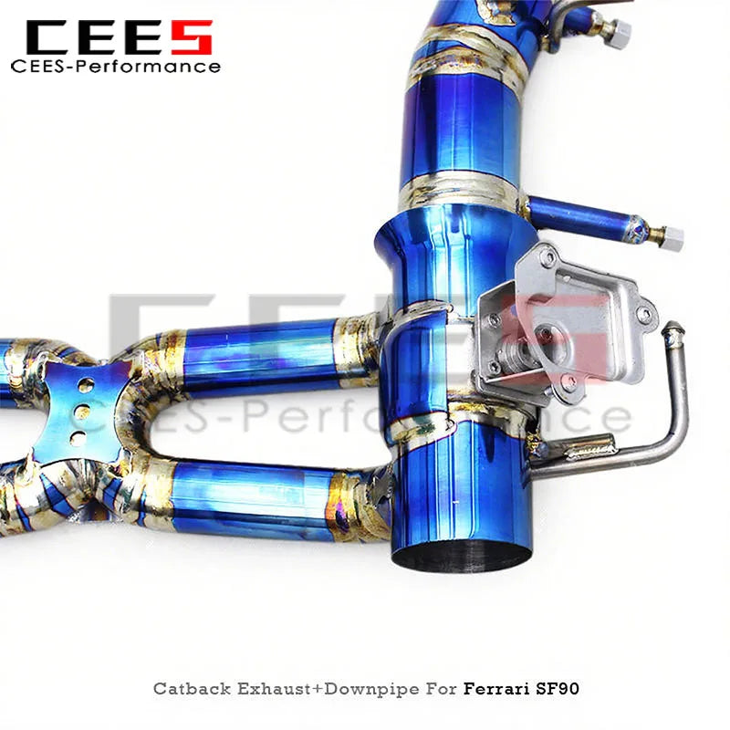 Ferrari SF90 3.9T V8 Exhaust System