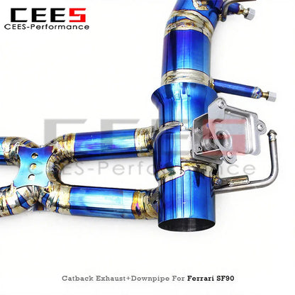 Ferrari SF90 3.9T V8 Exhaust System