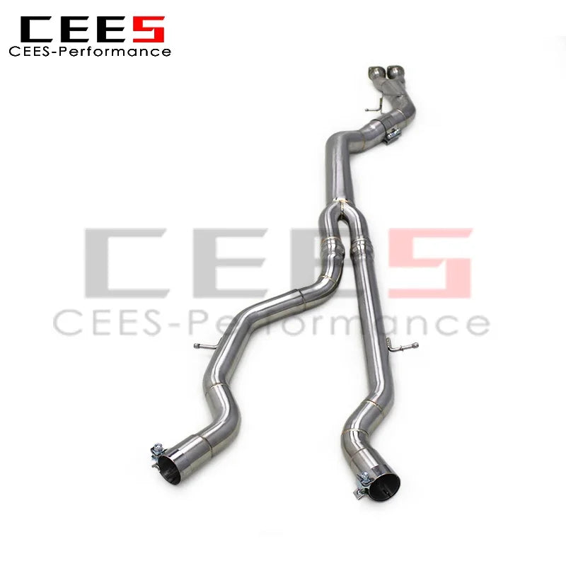 CEES Exhaust Middle Pipe for BMW M3/M4 F80/F82 3.0T 2015-2019 Racing Sport Car Exhaust System Stainless Steel Mid Pipe