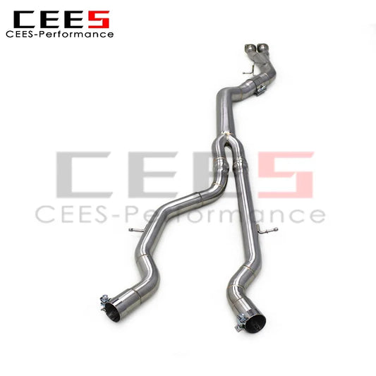 CEES Exhaust Middle Pipe for BMW M3/M4 F80/F82 3.0T 2015-2019 Racing Sport Car Exhaust System Stainless Steel Mid Pipe