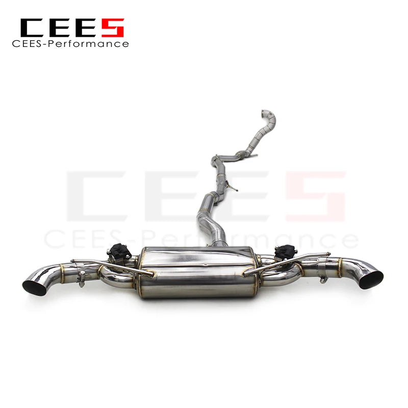 CEES Catback Exhaust Escape Exhaust Downpipe For Mercedes-Benz A45 AMG 2.0T 2014-2023 Stainless Steel Valvetronic Exhaust Pipe