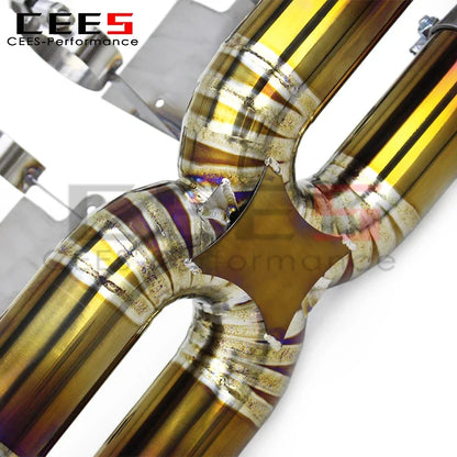 CEES  High Performance Titanium Catback Exhaust for Chevrolet CORVETTE C8 6.2L 2019-2024 Car Exhaust Muffler Escape