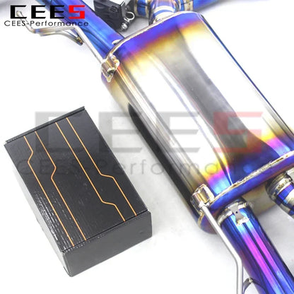 CEES Exhaust System For BMW X5M/X6M 4.4TT 2015-2023 Titanium alloy car Escape Exhaust Pipe