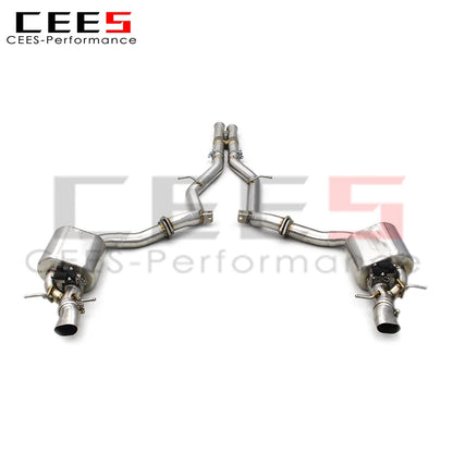 cees Catback Exhaust for Mercedes-Benz E63 E63S W212 AMG 2007-2016 High Performance Valvetronic Exhaust Pipe Titanium/SUS304