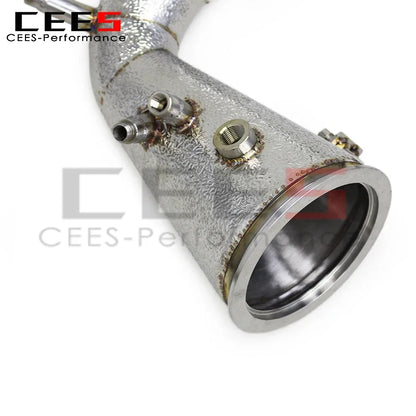 CEES  Exhaust Downpipe Pipes System for PORSCHE 911 992 3.0T 2019-2024 Stainless Steel Racing Exhaust Pipe Downpipe