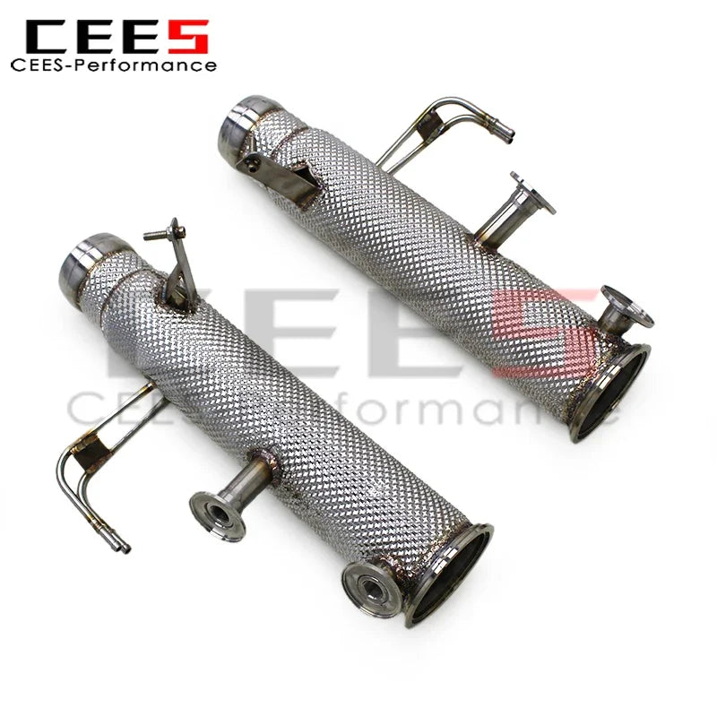 CEES  Downpipe Free Flow Pipes for Mclaren Artura 2021-2024 Stainless Steel Exhaust Downpipe Pipe Car Exhaust System