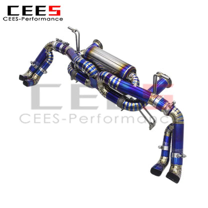 cees for Audi R8 V10 5.2 2016-2019 Catback Valved Sport Exhaust System
