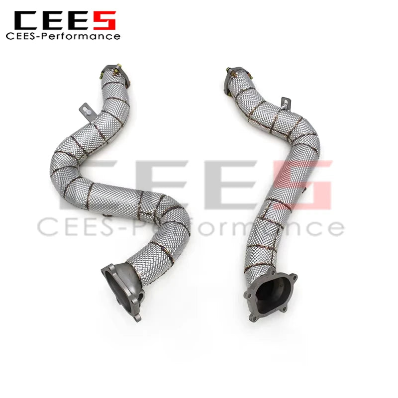 Audi A8L D4 4.0T 2011-2023 Stainless Steel Free Flow Downpipe Exhaust System