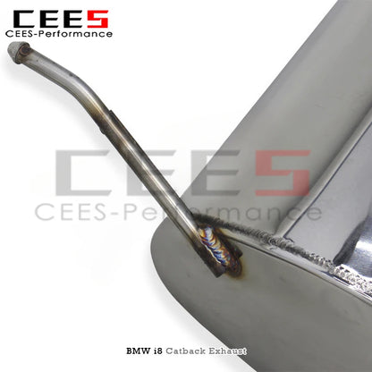 CEES Sport Valvetronic Exhaust pipe For BMW i8 1.5T 2014-2019 Stainless Steel Exhaust Pipe System Valvetronic Exhaust Mufflers