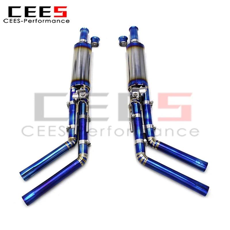 cees Catback Exhaust Pipes for Mercedes-Benz G63 AMG W464 4.0T 2019-2023 Performance Titanium Exhaust Pipe Muffler Escape System