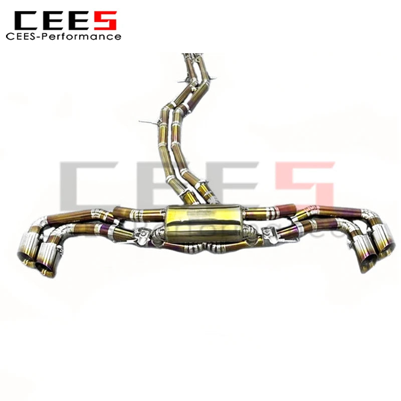 CEES Catback Exhaust Downpipe Full Exhaust for Lamborghini URUS 4.0 2018-2023 Titanium Performance Escape Exhaust Pipe