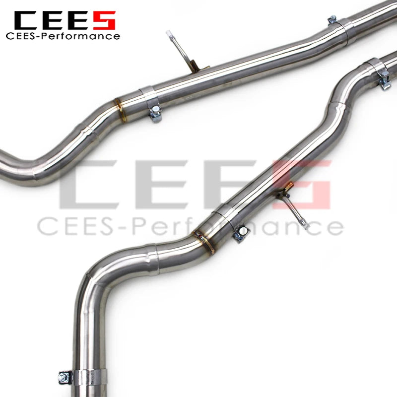 CEES  Catback Exhaust for Mercedes-Benz E63/E63S AMG W213 4.0T 2016-2023 Escape Exhaust Pipe SUS304 Valve Muffler System