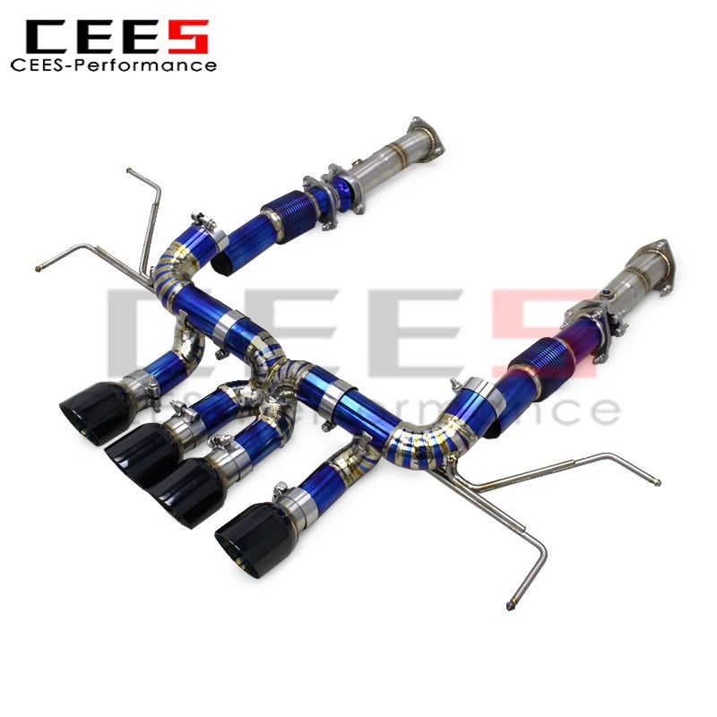 Chevrolet CORVETTE C8 Z06 2019-2025 Titanium Straight Pipe Exhaust System