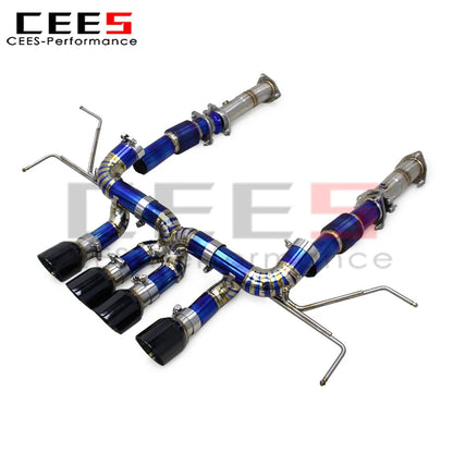 Chevrolet CORVETTE C8 Z06 2019-2025 Titanium Straight Pipe Exhaust System