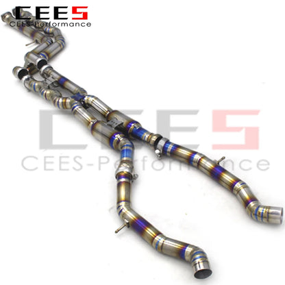 Mid Pipe For BMW M3/M4 F80/F82 3.0T 2015-2019 Titanium alloy Exhaust Pipe Muffler Car Exhaust System