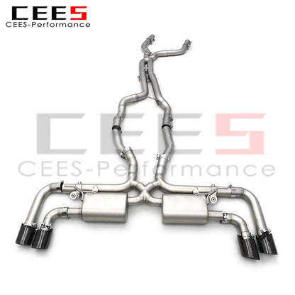 cees Catback Exhaust for PORSCHE Cayenne 958 4.8 2010-2016 Stainless Steel Automotive Performance Accessories Exhaust System