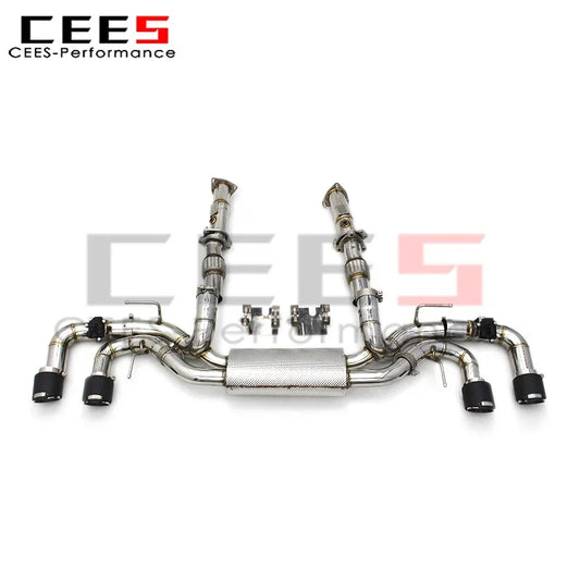 cees Catback Exhaust Valve for Chevrolet CORVETTE C8 2019-2022 Stainless Steel Exhaust 3 Inch Pipe Muffler Downpipes System