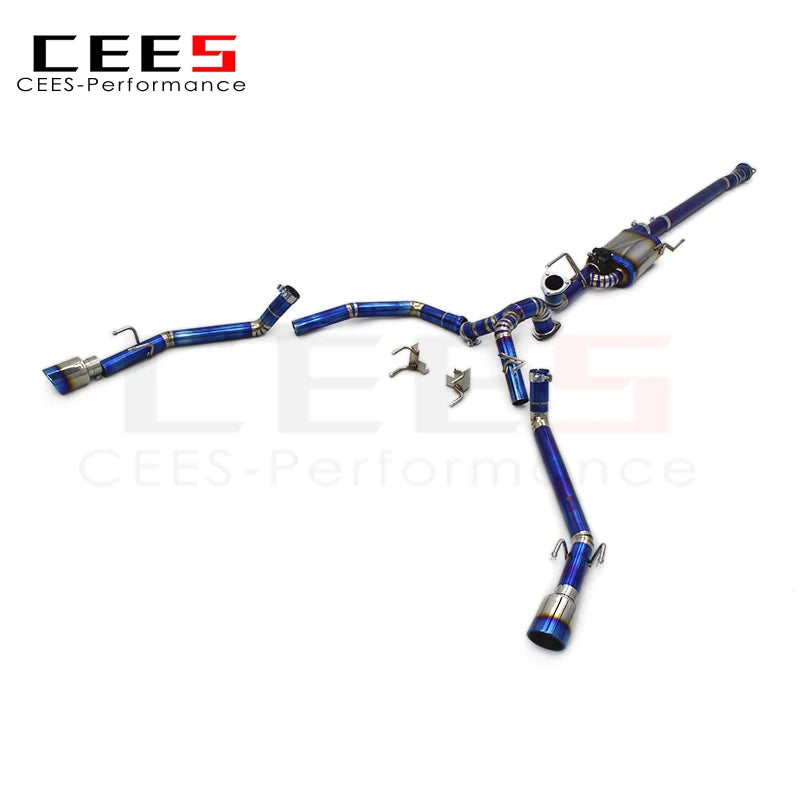 CEES New Style Automobile Titanium Performance Catback Exhaust Valvetronic Muffler System For Ford F150 3.5T 2015-2019