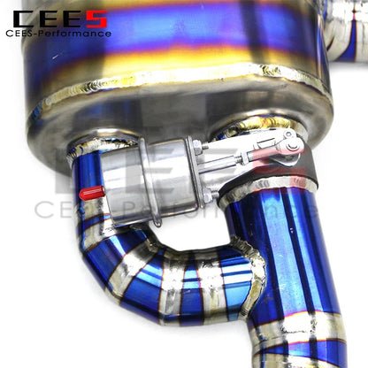 CEES Full Exhaust Pipe For Lotus Exige V6 3.5T 2012-2019 Stainless Steel Exhaust Manifold Y Pipe Titanium Car Exhaust Catback