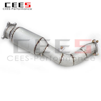 CEES Downpipe For Porsche Macan 2.0T 2021-2023 Stainless Steel Catless downpipe without catalyst with OPF Exhaust Pipe