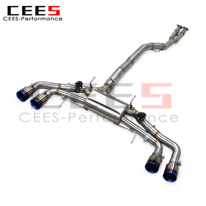 cees Valve Catback Exhaust Y Pipe for Nissan GTR/GT-R R35 3.8TT 2008-2023 Escape Stainless Steel Exhaust Pipe Muffler System