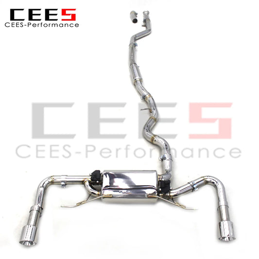 CEES Catback Exhaust For BMW 318/320/328/330 F34/F35/F30 2.0T N20 2014-2019 Exhaust Pipe 304 Stainless Steel Exhaust Systems