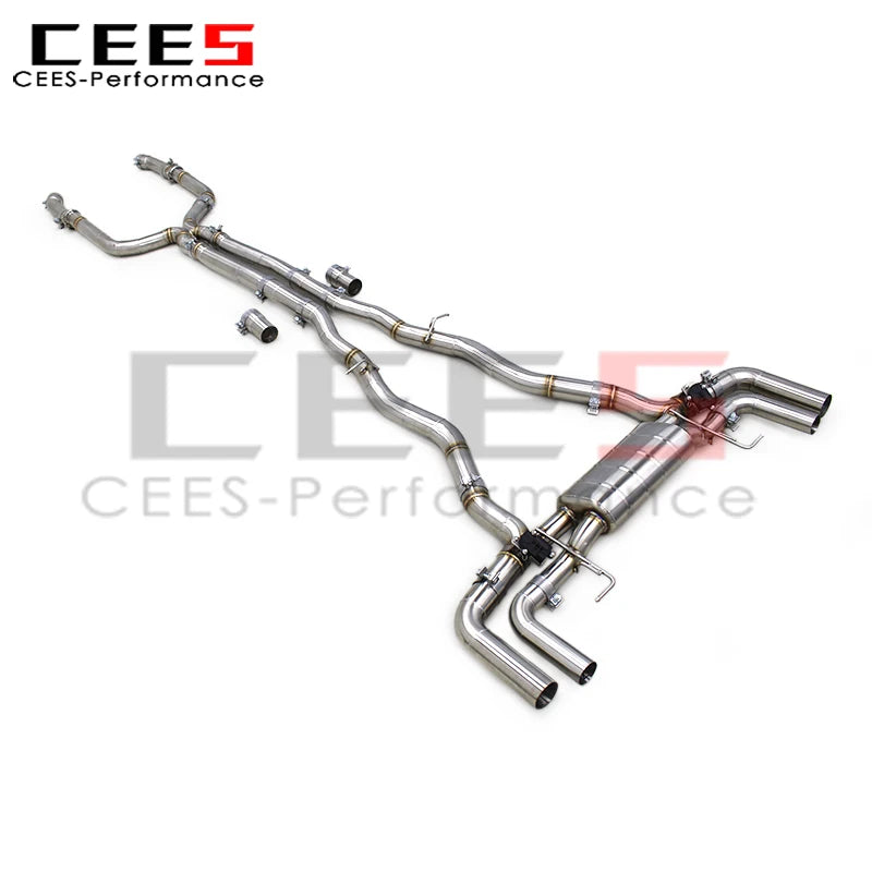 cees Catback Exhaust Pipes for BMW M850/M850i 4.4TT 2019-2023 Car Exhaust System Stainless Steel Exhaust Pipe Muffler Escape