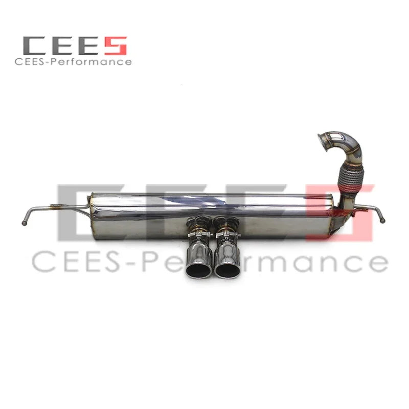 CEES  For SMART W453 0.9T/1.0L 2015-2023 Car Catback Exhaust Stainless Steel Muffler Exhaust Pipes