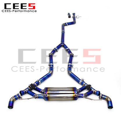 CEES Titanium Exhaust System for BMW X5 X6 B58 G05 G06 3.0T 2019-2023 Catback Sport Valvetronic Exhaust Mufflers Accessories