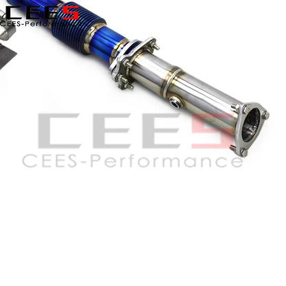 cees Full Exhaust System For Chevrolet CORVETTE C8 2019-2023 3inch Pipe Straight Downpipe Valvetronic Muffler Catback Race Sport