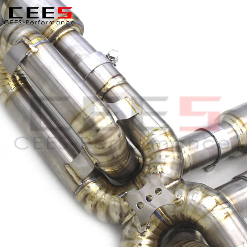 CEES Catback Exhaust for Porsche 718 Boxster/Cayman 2.0T 2016-2022 Upgrades GT4 Valved Sport Exhaust System