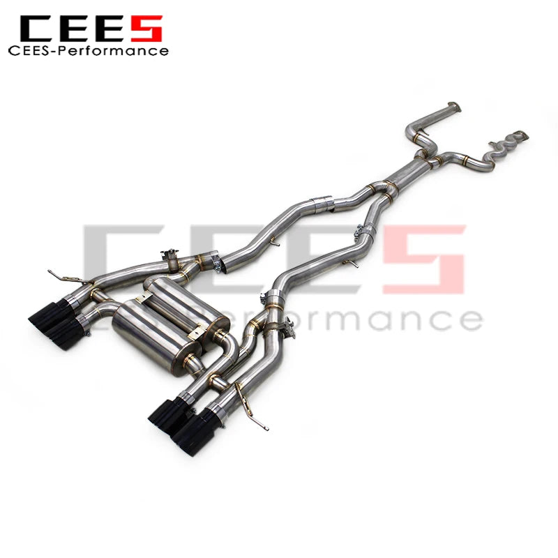 CEES Tuning Exhaust Pipe System for BMW M3 M4 G80 G82 G83 3.0T 2019-2025 SS304 Stainless Steel Car Escape Sport Exhaust Muffler