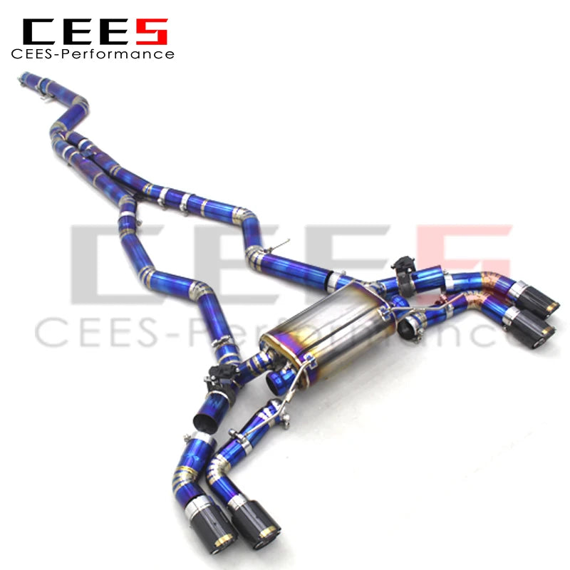 CEES Valved Sport Exhaust System For For BMW M240/M240i B58 3.0T 2017-2023 Car Exhaust System Titanium Pipes Muffler