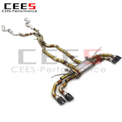 CEES Catback Exhaust System  for Porsche Cayenne 957 3.6/4.8T 2006-2010 Titanium Exhaust Pipe Exhaust Downpipe