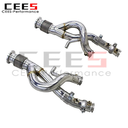 Lamborghini Revuelto 6.5L V12 2023-2025 Stainless Steel Downpipe Exhaust System