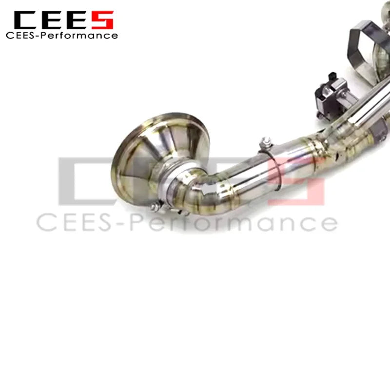 cees Tuning Catback Exhaust System for Porsche 911 992 GT3 4.0 2017-2024 Titanium Exhaust Pipe Muffler Escape Valvetronic