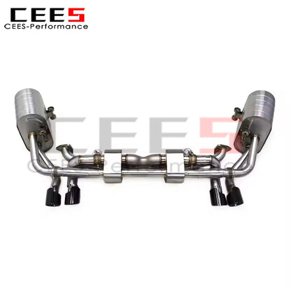 cees Stainless Steel Catback Exhaust Pipes for PORSCHE 911 991/991.1 3.4L Carrera 2011+ Motorsport Exhaust Muffler Escape System